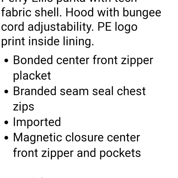 Perry Ellis Performance Jacket Mens Black Large nwt - Picture 7 of 8